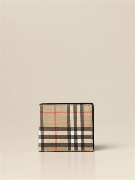 clean burberry men's wallet canvas|Burberry clothing company.